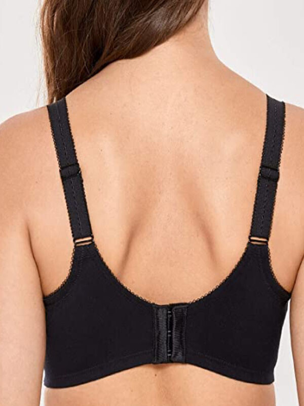 세이브돈(savdon),DELIMIRA Women's Wireless Bra Plus Size Lace Full Coverage Unilned Comfort Bralette