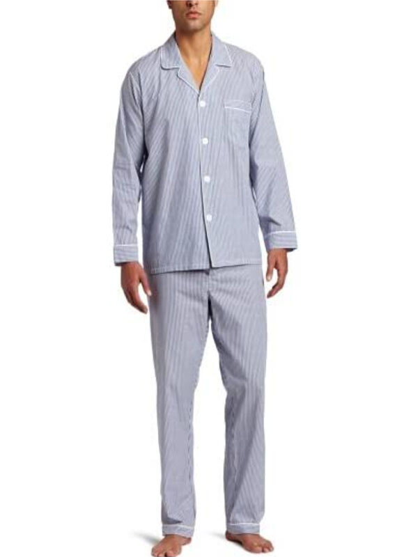 세이브돈(savdon),[세트]Majestic International Men's 100% Cotton Basics l/s Pajama