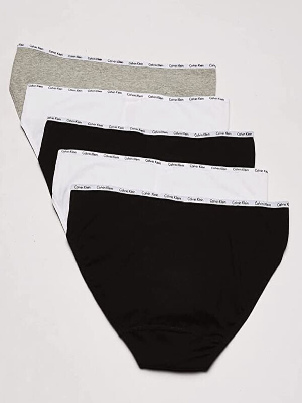 26 34 5장묶음 Calvin Klein Womens Cotton Stretch Logo Bikini Panties