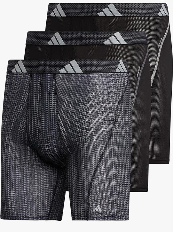 세이브돈(savdon),[허리28"~46"/3장묶음]adidas Men's Performance Trunk Underwear (3-Pack)