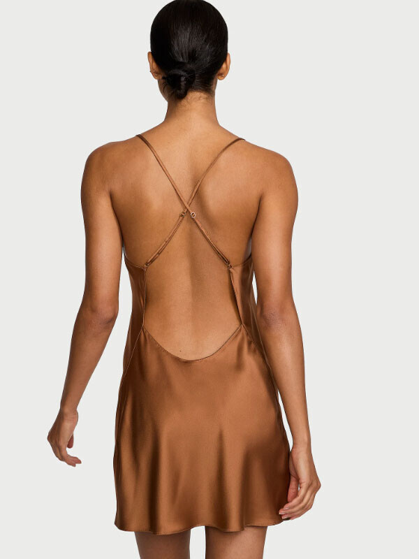 세이브돈(savdon),Victoria's Secret Satin Open-Back Slip Dress