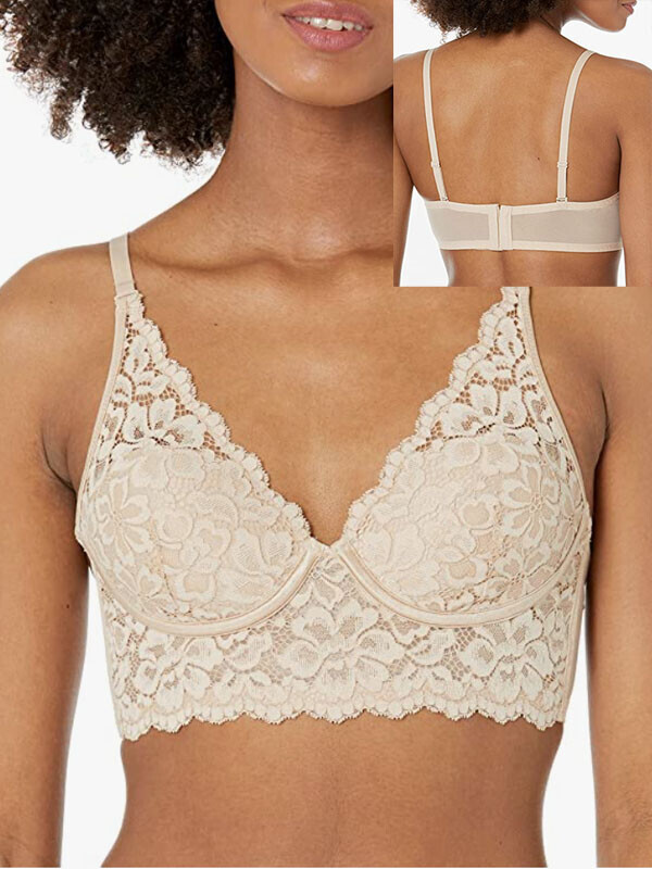 세이브돈(savdon),^메이든폼  날개 폭이 넓은 롱라인 노와이어 브라렛