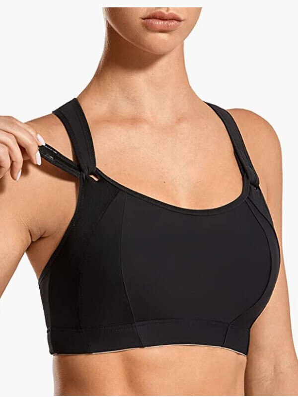 가슴을 잘 잡아주는 기능성 노와이어 스포츠 브라