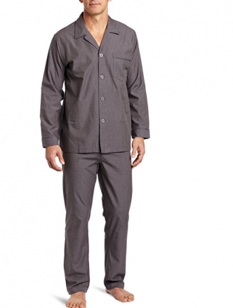 세이브돈(savdon),Majestic International Mens Solid Basics Long Sleeve Pajama