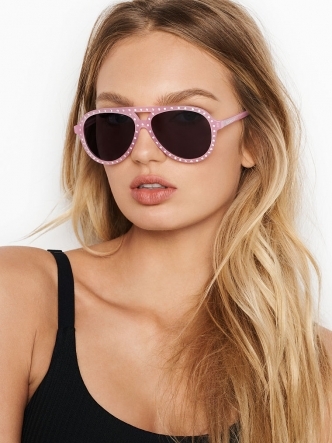 세이브돈(savdon),Victoria's Secret NEW! Sparkle Aviator Sunglasses