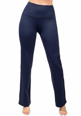 세이브돈(savdon),[허리 25.5"~45.5"]90 Degree By Reflex High Waist Boot Cut Yoga Pants with Warm Fleece Lining
