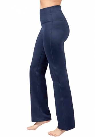 세이브돈(savdon),[허리 25.5"~45.5"]90 Degree By Reflex High Waist Boot Cut Yoga Pants with Warm Fleece Lining