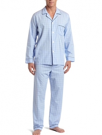 세이브돈(savdon),[세트]Majestic International Men's Basics Long Sleeve Pajama