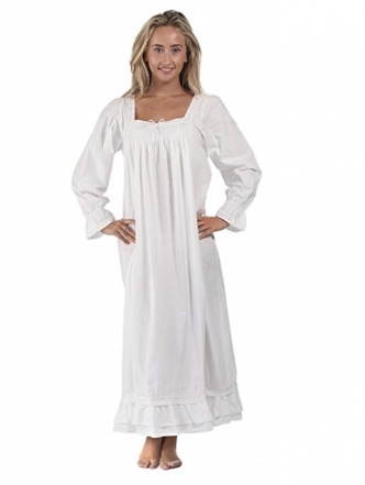 세이브돈(savdon),The 1 for U Martha Nightgown 100% Cotton Victorian Style