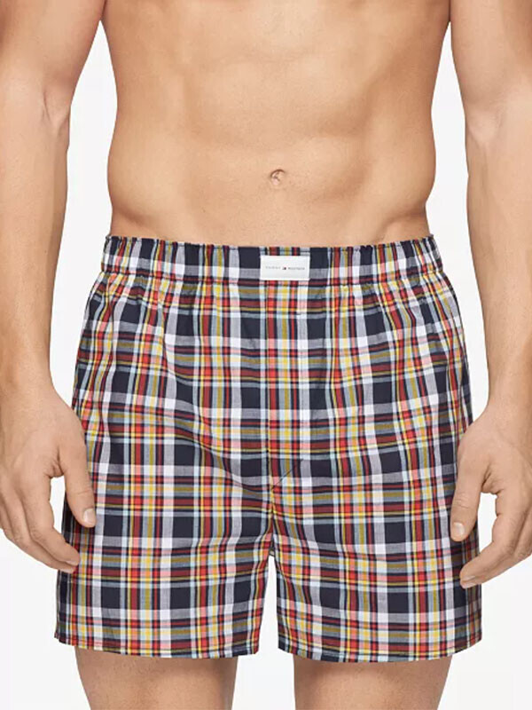 세이브돈(savdon),B[3장 묶음] Tommy Hilfiger Men's Underwear 3 Pack Cotton Classics Woven Boxers