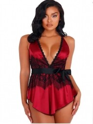 RM/ SATIN BABYDOLL SET