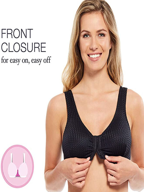 [SD1103/110C~F컵]Carole Martin Full-Freedom Front Closure Wireless Comfort Bra for Women