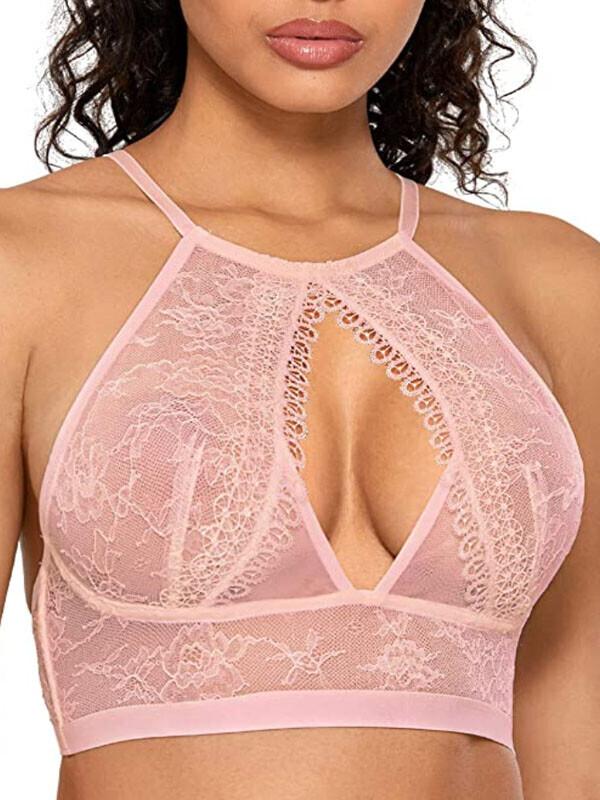 Dobreva Women S Lace Bra Sexy Plus Size Unlined Plunge Bralette