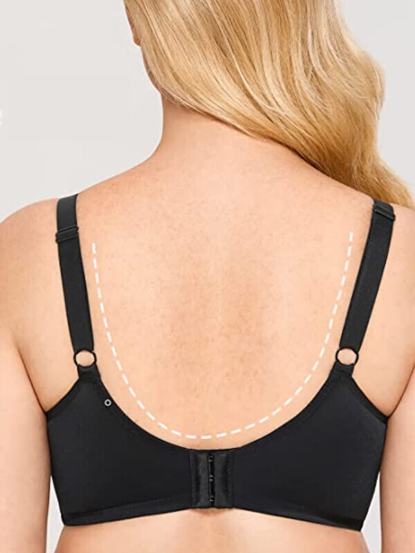 세이브돈(savdon),DELIMIRA Women's Plus Size Bra Underwire Support Full Coverage Unlined Lace Breathable Bras