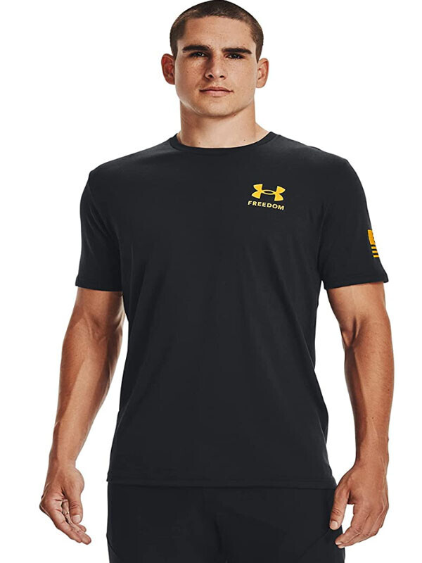 [XS-5XL}Under Armour Men's New Freedom Flag T-Shirt