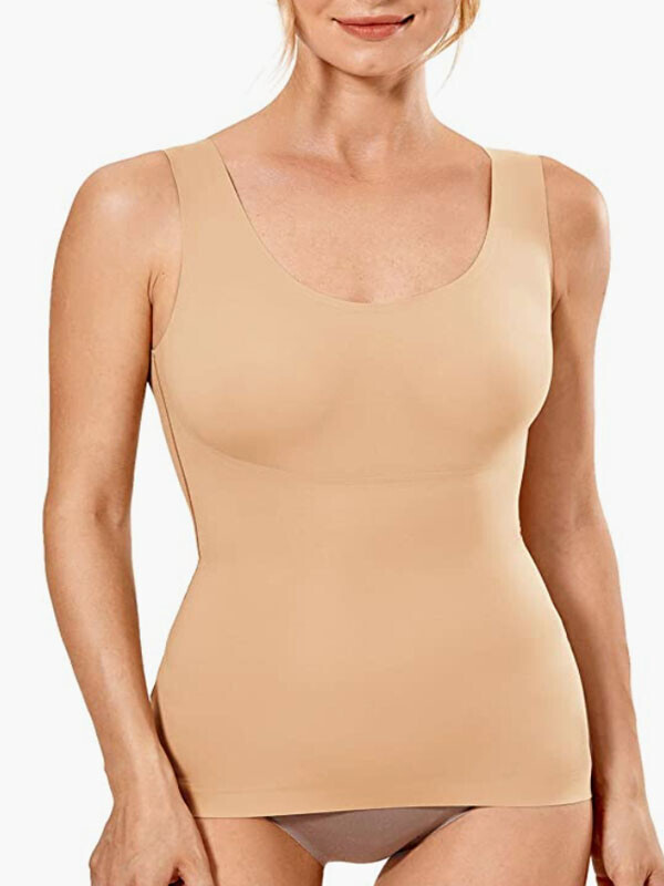 세이브돈(savdon),[XS-3X]DELIMIRA Women's Shapewear Tank Tops Tummy Control Seamless Shaping Camisole