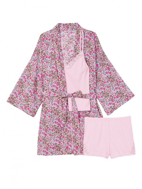[3세트상품]Victorias Secret Lightweight Cotton Three-Piece Robe Set