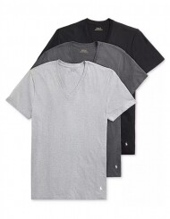 [3장 묶음] Polo Ralph Lauren Slim Fit V-neck T-Shirts 3-Pack