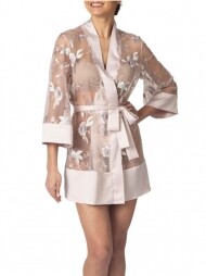 RC/ Stunning Embroidered Sheer Robe