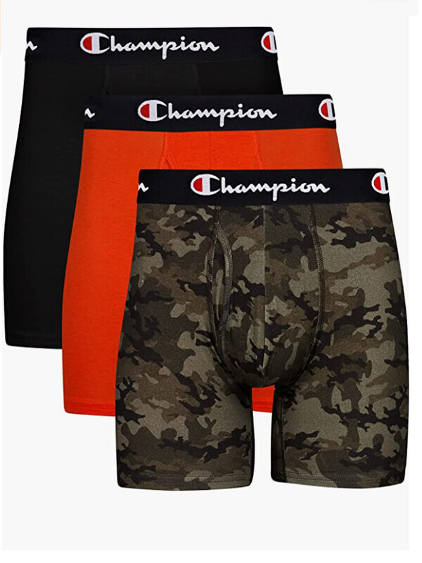세이브돈(savdon),F/[허리28~46"/3장 묶음]Champion Men's Underwear Boxer Briefs Pack, Moisture-Wicking, Multipack