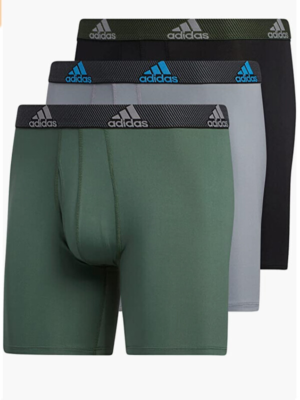 세이브돈(savdon),B/[허리28"~46"/3장묶음]adidas Men's Performance Boxer Brief Underwear (3-Pack)