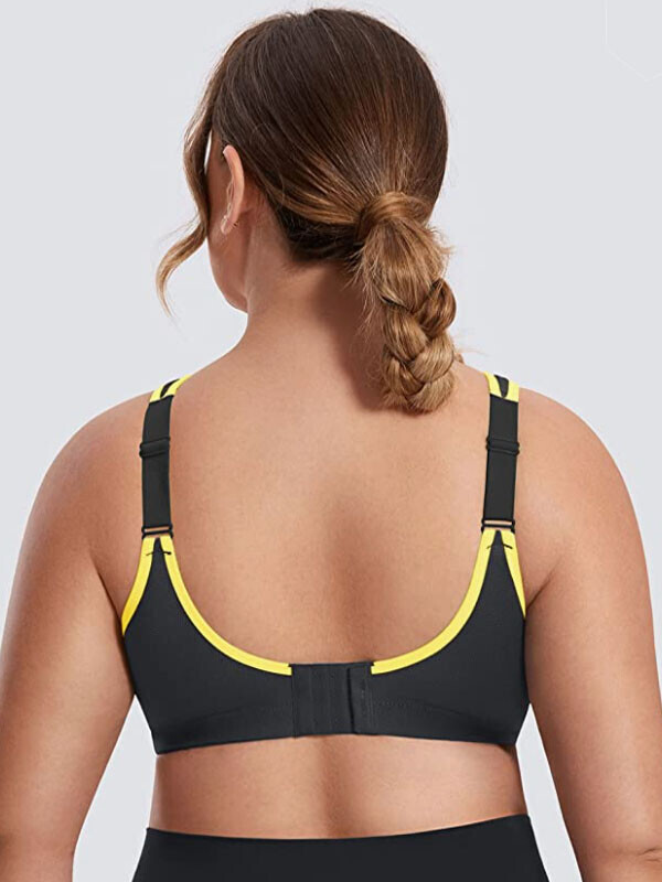 세이브돈(savdon),SYROKAN Women's Plus Size High Impact Sports Bra - Full Figure Wirefree Workout Bras