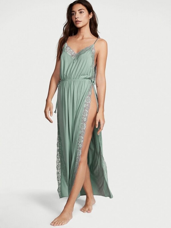 세이브돈(savdon),Victorias Secret Modal Lace-Trim Maxi Slip