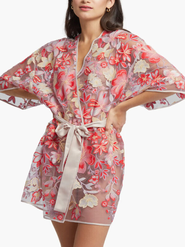 RC/Jane Floral Embroidered Robe