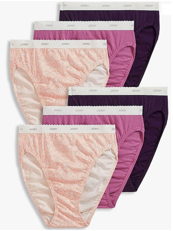 세이브돈(savdon),[허리 26"~47" /6장 묶음] Jockey Women's Underwear Classic French Cut - 6 Pack