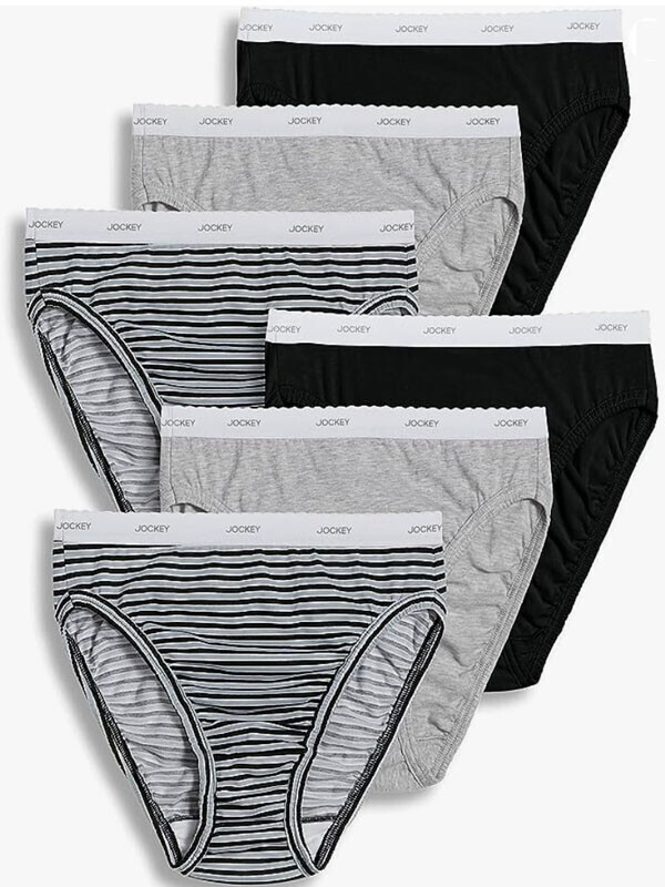 세이브돈(savdon),[허리 26"~47" /6장 묶음] Jockey Women's Underwear Classic French Cut - 6 Pack