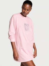 Victorias Secret Cotton Long-Sleeve Sleep Tee