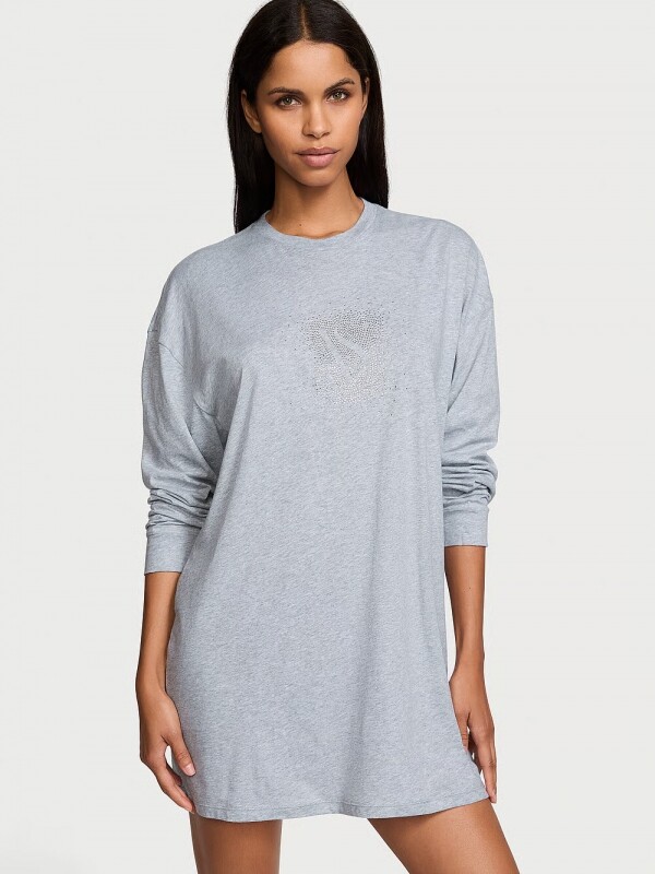 세이브돈(savdon),Victorias Secret Cotton Long-Sleeve Sleep Tee