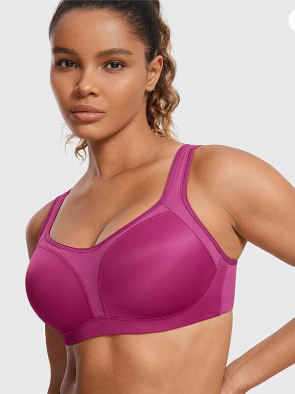 압축된 얇팍한 몰드형 와이어 스포츠브라