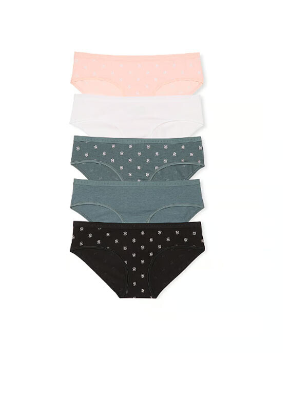 세이브돈(savdon),[5장묶음] Victorias Secret 5-pack Stretch Cotton Hiphugger Panties
