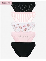 [5장묶음] Victorias Secret 5-pack Cotton Bikini Panties