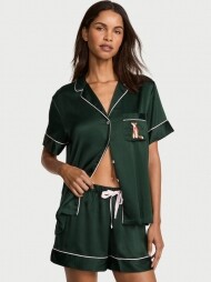 [세트] Victorias Secret Glazed Satin Short Pajama Set