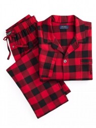 [세트] 폴로 랄츠 로렌 체크무늬 파자마 세트