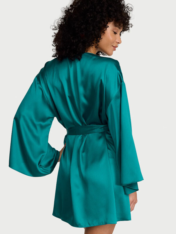 세이브돈(savdon),Victorias Secret Leopard Jacquard Satin Short Robe