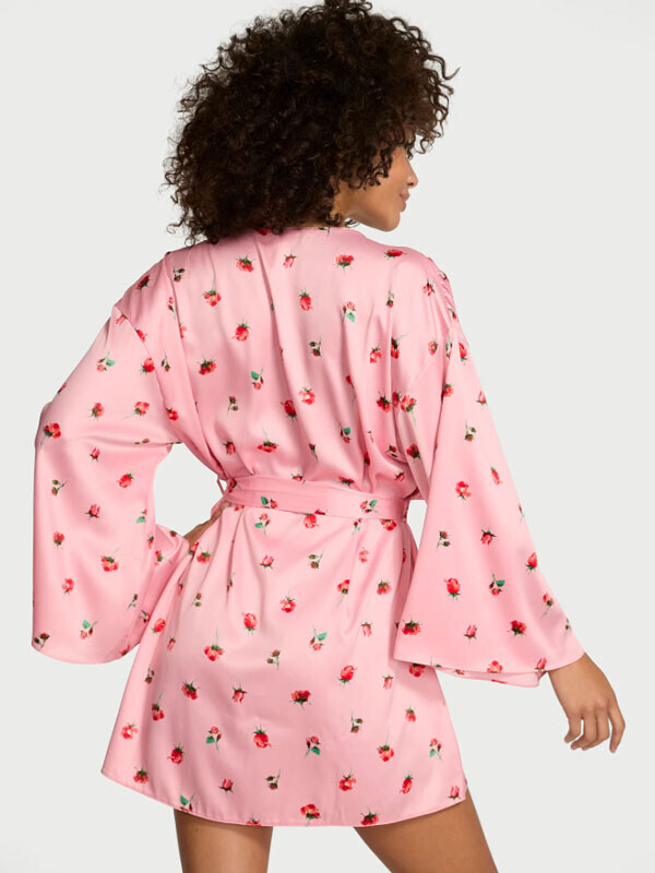 세이브돈(savdon),Victorias Secret Leopard Jacquard Satin Short Robe