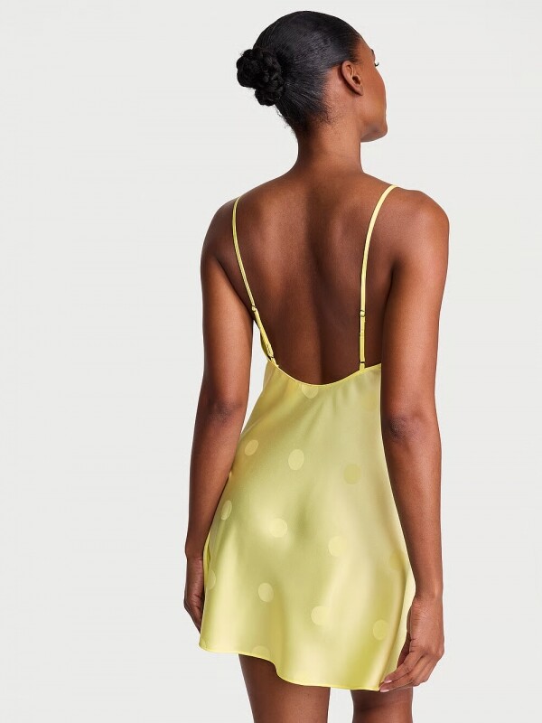 Victoria's Secret Heritage Stripe Satin Mini Slip