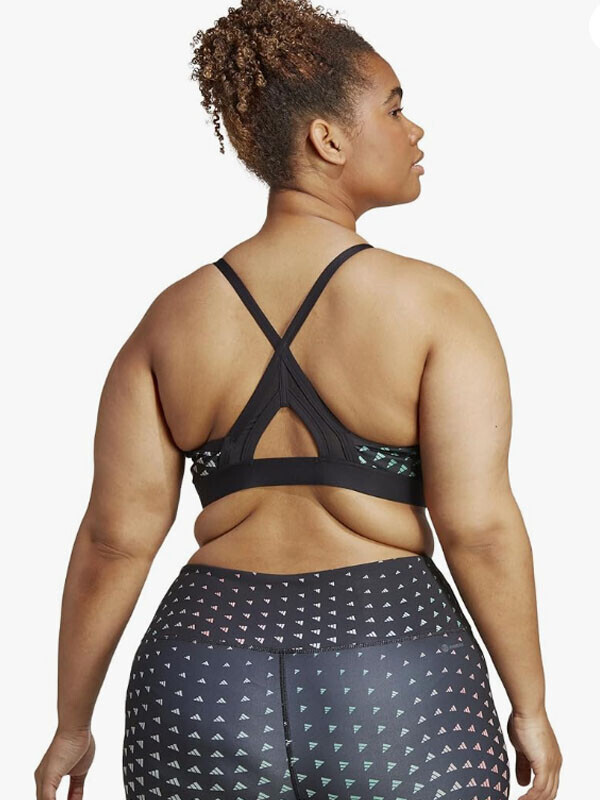 아디다스 빅사이즈 풀컵 노와이어 트레이닝 브라