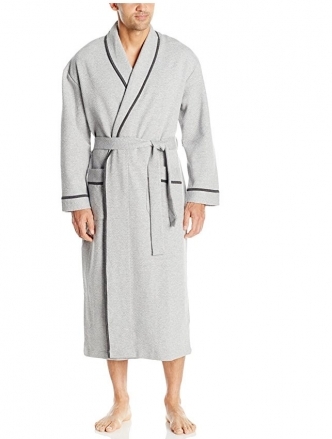 세이브돈(savdon),Vintage by Majestic International Mens Mixoligist Quilted Shawl Robe