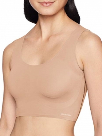 세이브돈(savdon),Calvin Klein Women's Invisibles Comfort Seamless Scoop Neck Bralette Bra