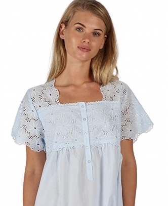 세이브돈(savdon),The 1 for U 100% Cotton Short Sleeve Ladies Nightdgown