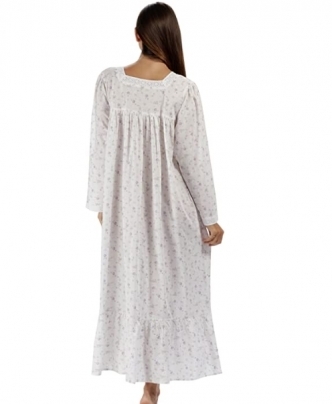 세이브돈(savdon),The 1 for U 100% Cotton Nightgown Violet With Pockets