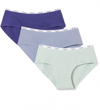세이브돈(savdon),[85-115/3장묶음]Mae Women's Logo Elastic Cotton Hipster Underwear, 3 Pack